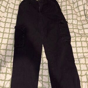 Black Cargo Pants